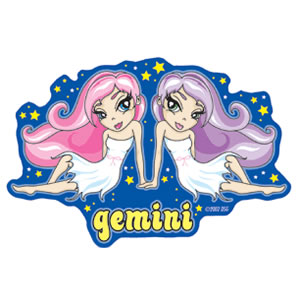 Zodiac Cartoon Gemini
