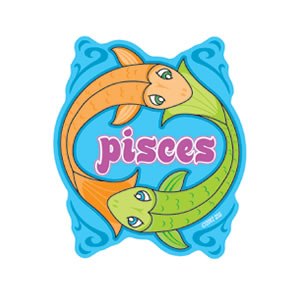 Zodiac Cartoon Pisces