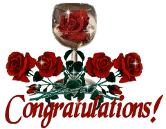 Cards Congrats Wine NRoses