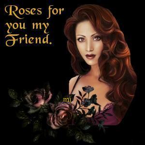 Cards Roses for My Friend