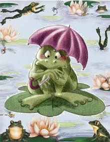 Cards Sad Frog
