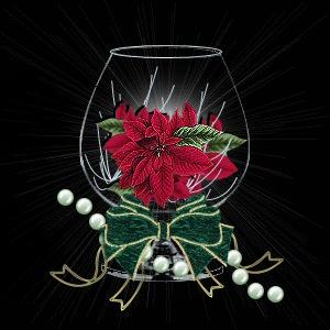 Barndy Glass Pearls NPoinsetia