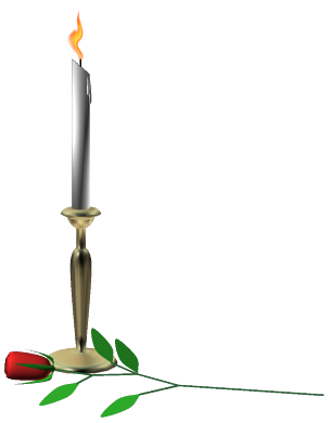 Candle Rose
