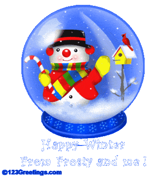 Cards Happy Winter Frosty