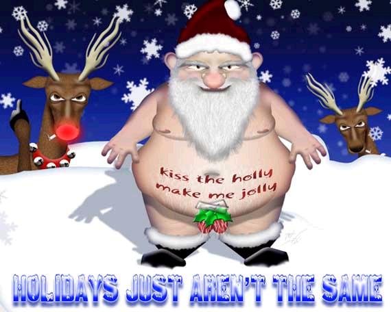 Cards Kiss the Holly