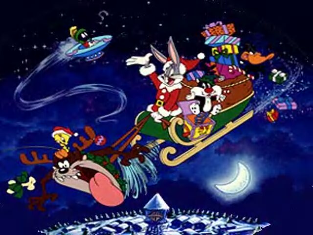 Cards Looney Toons Sleigh