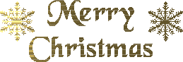 Cards Merry Christmas Gold 21224