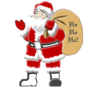 Cards Santa Ho Ho Ho