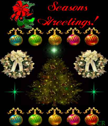 Cards Christmas Balls Tree