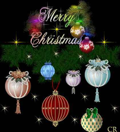 Cards Christmas Bulbs Garland