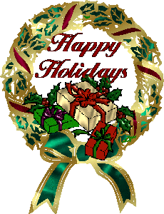 Cards Christmas Happy Holiday Wreath Gifts