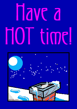 Cards Christmas Hot Time