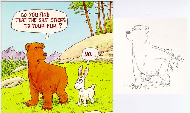 Cartoon Bear Rabbit