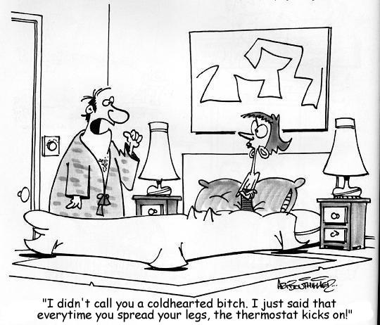Cartoon Cold Hearted Bitch