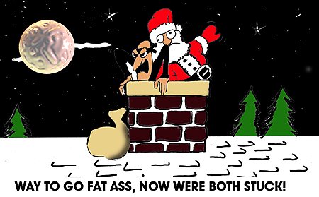 Cartoon Fat Ass