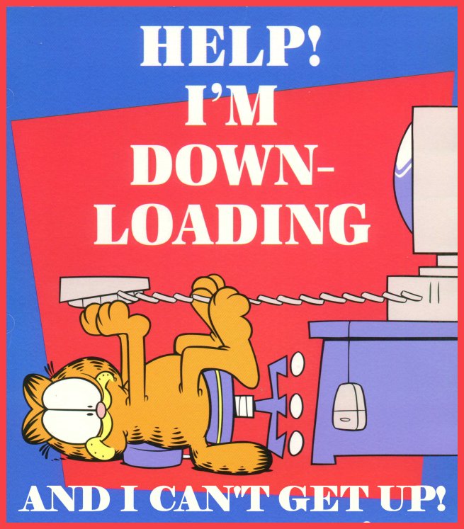 Cartoon Garfield Help