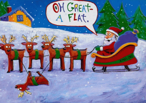 Cartoon Christmas Flat