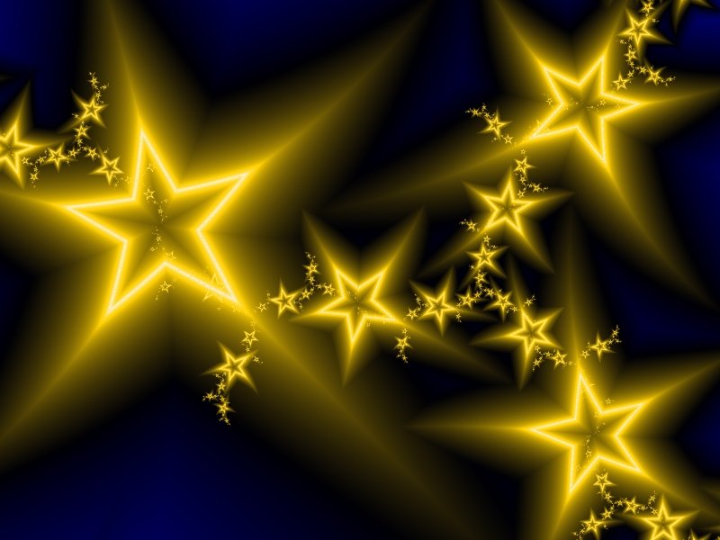 Fractal Golden Stars