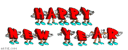 Nappy New Year Dancing Banner
