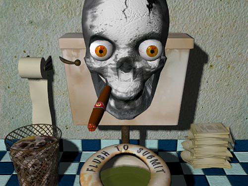 Skull Toilet