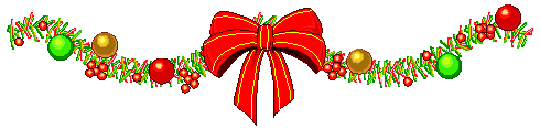 Christmas Garland Orn Bow