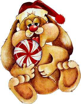 Christmas Pepermint Bunny