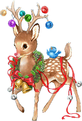 Christmas Rudolph BBird Wreath