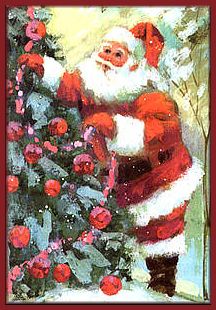 Christmas Santa Tree