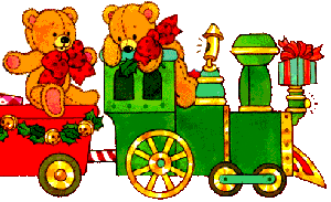 Christmas Teddy Train