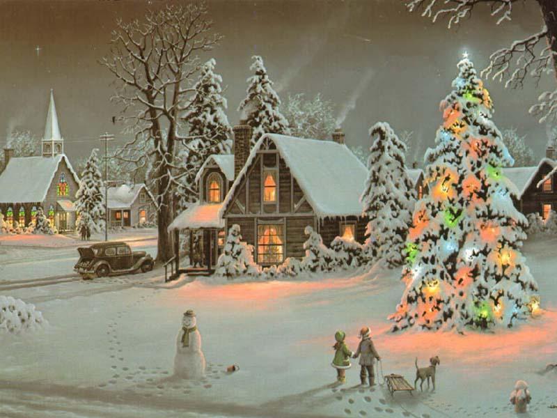 Christmas Tree Winter Village