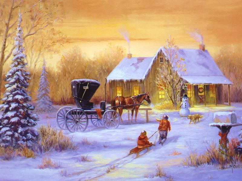 Christmas Winter House