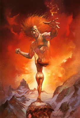 BORIS VALLEJO 80 in the MOON SOFBOREA