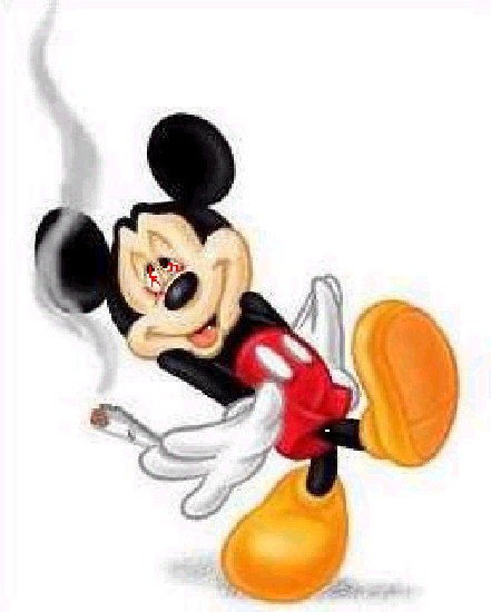Mickey Mouse on Pot