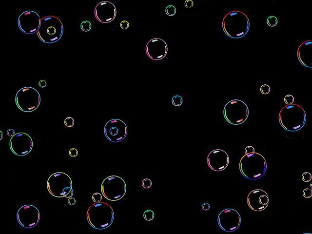 Black Bubbles Bkgrd