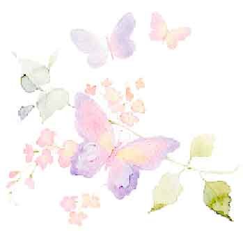 Pastel Butterflys Bkgd